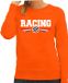 Bellatio Decorations Shoppartners Bv Racing coureur supporter sweater / trui met Nederlandse vlag oranje voor dames - race thema / race supporter XS