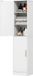 HOMCOM Badkamerkast - Spaanplaat - 40x35x180cm - Wit