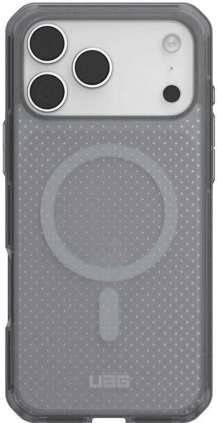 Urban Armor Gear Dot Case met MagSafe voor de Apple iPhone 17 Pro - Ash
