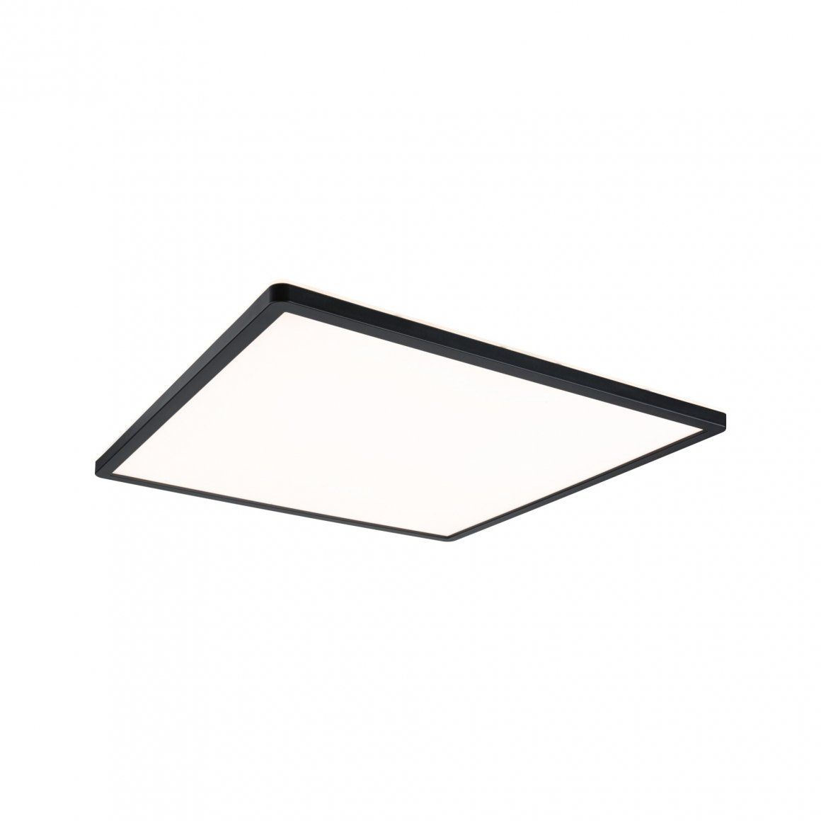 Paulmann Atria Shine LED Paneel - Zwart - Vierkant - 42x42cm - Dimbare Opbouwverlichting