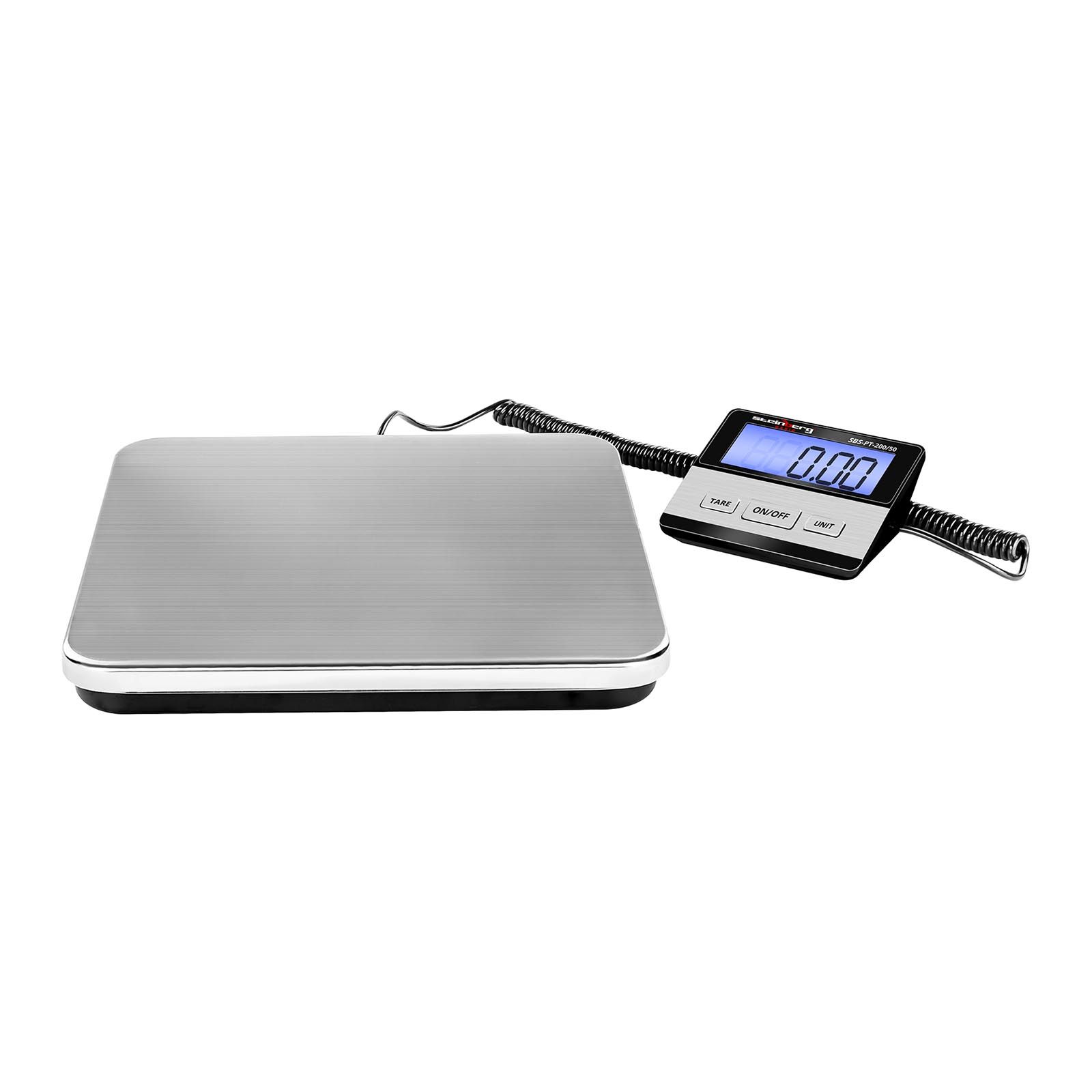 Steinberg Digitale pakketweegschaal - 200 kg / 50 g - Basic - Extern LCD display
