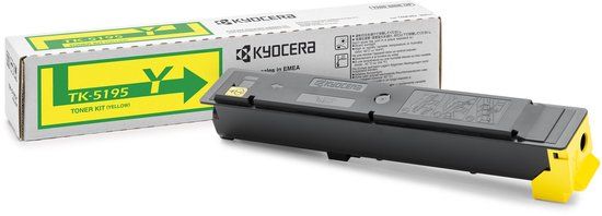 Kyocera TK-5195Y Toner Cartridge - Yellow - 7000 Pages - Compatible with TASKalfa 306ci