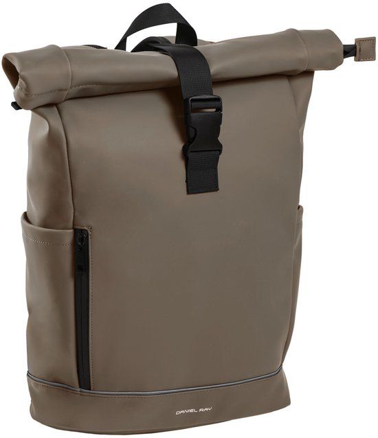 Daniel Ray Highlands Rolltop Laptop Rugzak Waterproof - 15,6 inch - Taupe