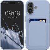 kwmobile telefoonhoesje geschikt voor iPhone 17 - Hoesje met pasjeshouder - TPU case in lavendel