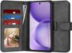 Techsuit Diary Book Wallet Case Zwart geschikt voor Oppo Reno16 F/FS