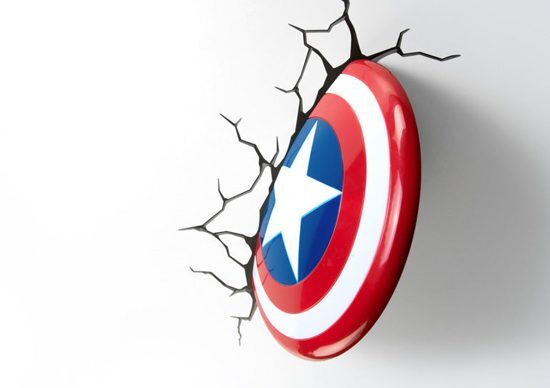 Captain America Marvel 3D Light Shield