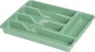 Excellent Houseware Organiseur de cuisine - 5 compartiments - Vert - 33,5 x 26,5 x 3,5 cm