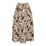 Jacqueline De Yong JDY JDYDIEGO HW MIDI SKIRT WVN Dames Legging Chocolate Torte 100% Katoen M