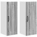 vidaXL - Vaatwasserpaneel - Kalmar - 2 stuks - Grijs Sonoma - Bewerkt hout