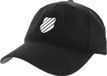 K-Swiss Pet - K-Swiss Cap - Sportpet - Tennispet - Padelpet - Unisex - Sluiting met klittenband - Zwart