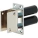 Häfele paumelle avec blocage pour portes non feuillurées avec 2 ressorts, acier nickelé poli - épaisseur de porte 19-24 mm