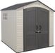 Lifetime Gereedschapsschuur LG01000 Kunststof Zadeldak Grijs 213 x 213 x 226 cm
