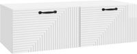vidaXL Wandmontage TV-kast Hoogglans Wit 98 x 41 x 30 cm Bewerkt hout