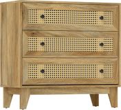 HOMCOM Ladekast - Spaanplaat - 80x35x76cm - Natuurlijk hout