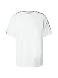 Tommy Hilfiger Heren T-shirt Logo Ss Tee grijs (magneet), maat L, ECRU
