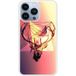 Apple Bedrukt siliconen hoesje compatibel met iPhone 13 Pro Cerf Hipster