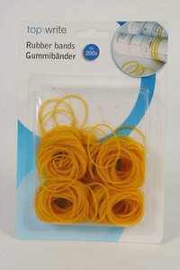 400x Rubber Bands - Brown - 8720147768404