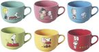 Excelsa Set van 6 Jumbo Snoopy Bekers – Peanuts Thema, 35 cl, Gemengd Design