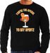 Bellatio Decorations Apres ski sweater heren - aperol to my spritz - zwart - apres ski/wintersport XXL