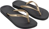 Ipanema Anatomic Tan Dames Slippers - Black/Gold