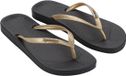 Ipanema Anatomic Tan Dames Slippers - Black/Gold