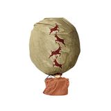 Windhager Winter Deko Fleece Cover Protect XL, 1,1 x 1,1 m, beige met hertenmotief