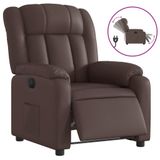 VidaXL Accent Chair Faux Leather Brown