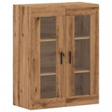 vidaXL Wandkast, 69,5x34x90 cm, ambachtelijk eikenkleurig