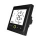 MOES Smart Home WLAN kamerthermostaat voor 5 A watervoerende vloerverwarming, thermostaat, wifi-temperatuurregelaar, 2,4 GHz wifi en neutrale geleider vereist, compatibel met Smart Life/Tuya app,