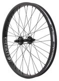 KHE MVP DD BMX voorwiel 20 inch – 10 mm CrMo as – dubbelkamervelg – industrielager – 36 gaten – zwart – BMX voorwiel