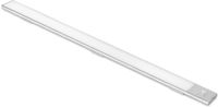 Emuca Kaus LED wandlamp Kaus oplaadbaar met USB en bewegingssensor, L400mm, Kunststof en Aluminium, Mat geanodiseerd