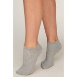 Hunkemöller 3-Pack Katoenen Sneaker Sokken Grijs