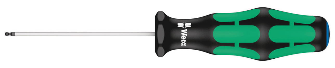 Wera 352 Ball end screwdriver for hexagon socket screws