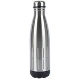 axentia Thermosfles, dubbelwandig, roestvrij staal, ca. 500 ml, zilver/zwart
