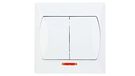 AKCENT Kandelaar met verlichting wit LP-2AS/00