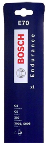 Bosch 1x Ruitenwisser Blad Endurance E70 - Zwart
