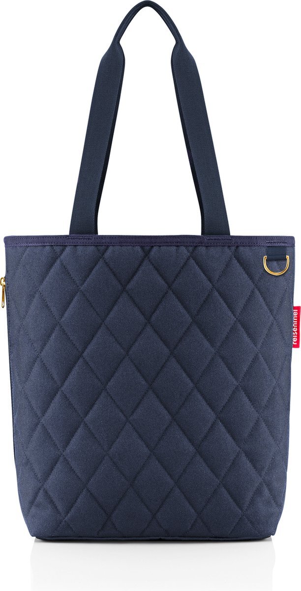 reisenthel Classic Shopper M Schoudertas - 8L - Rhombus Midnight Gold Blauw