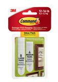 3M Command Bande de montage Blanc 5,4 kg Intérieur Blister