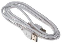 RS PRO USB-kabel, USBA/USBA, 1,8 m, USB 2.0, wit