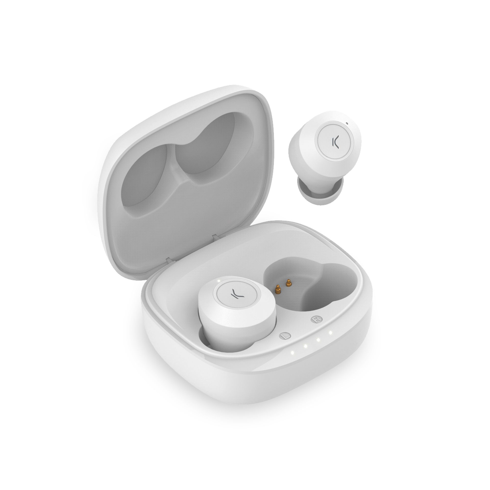 Ksix Oblivion - True Wireless Stereo (TWS) In-ear Headset - Bluetooth 5.3 - White
