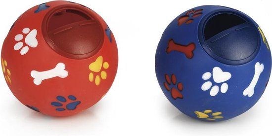 Beeztees Snackbal - Hondenspeelgoed - Verstelbaar - Assorti - 15 cm