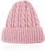 LGT JWLS Bonnet Femme Rose à motif torsadé