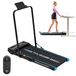 Thunder Loopband VIVA-BLACK, 102x40 cm, 8 km/u, FitShow, LED, Bluetooth, opvouwbaar, transportwielen