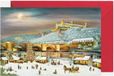 Mainoufer Mini-adventskalender met afbeeldingen van de Mainoufer in Würzburg, als een soort wenskaart