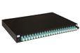 LINK LK24FOLC3 Glasvezelplaat 19 inch met 24 adapters Lc Duplex Om3 diepte 250 mm Kleur Zwart