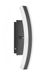 Fischer & Honsel LED wandlamp Stiff TW 36,5 x 7 cm metaal zandzwart mat 30289