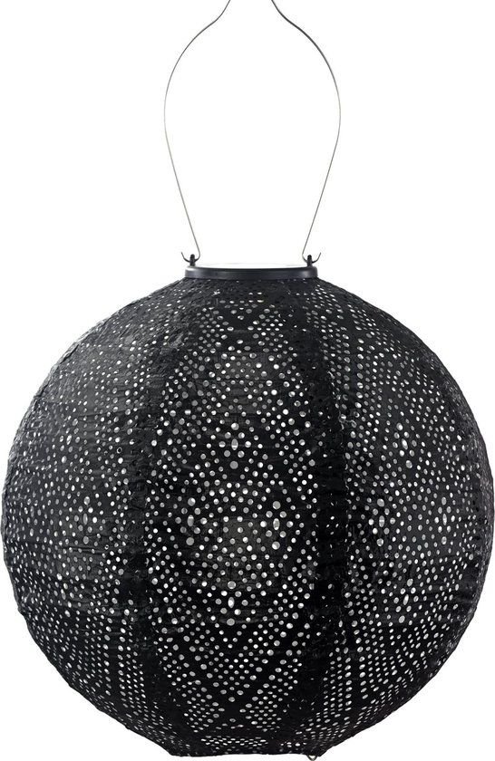 Lumiz Ikat Rond Tuinverlichting - Zwart - 30 cm