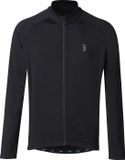 BBB Cycling Transition Lange Mouwen Fietsshirt Heren en Dames - 10-15 °C - MTB en Wielrenshirt met 3 Achterzakken - Zwart