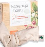 Kersepitje Cervico Ecru - Coussin aux noyaux de cerise allongé - Coussin chauffant - Sac de noyaux de cerise pour micro-ondes - The ONLY Original - 13x55cm