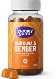 Yummygums Kurkuma Gember Gummies 60 stuks